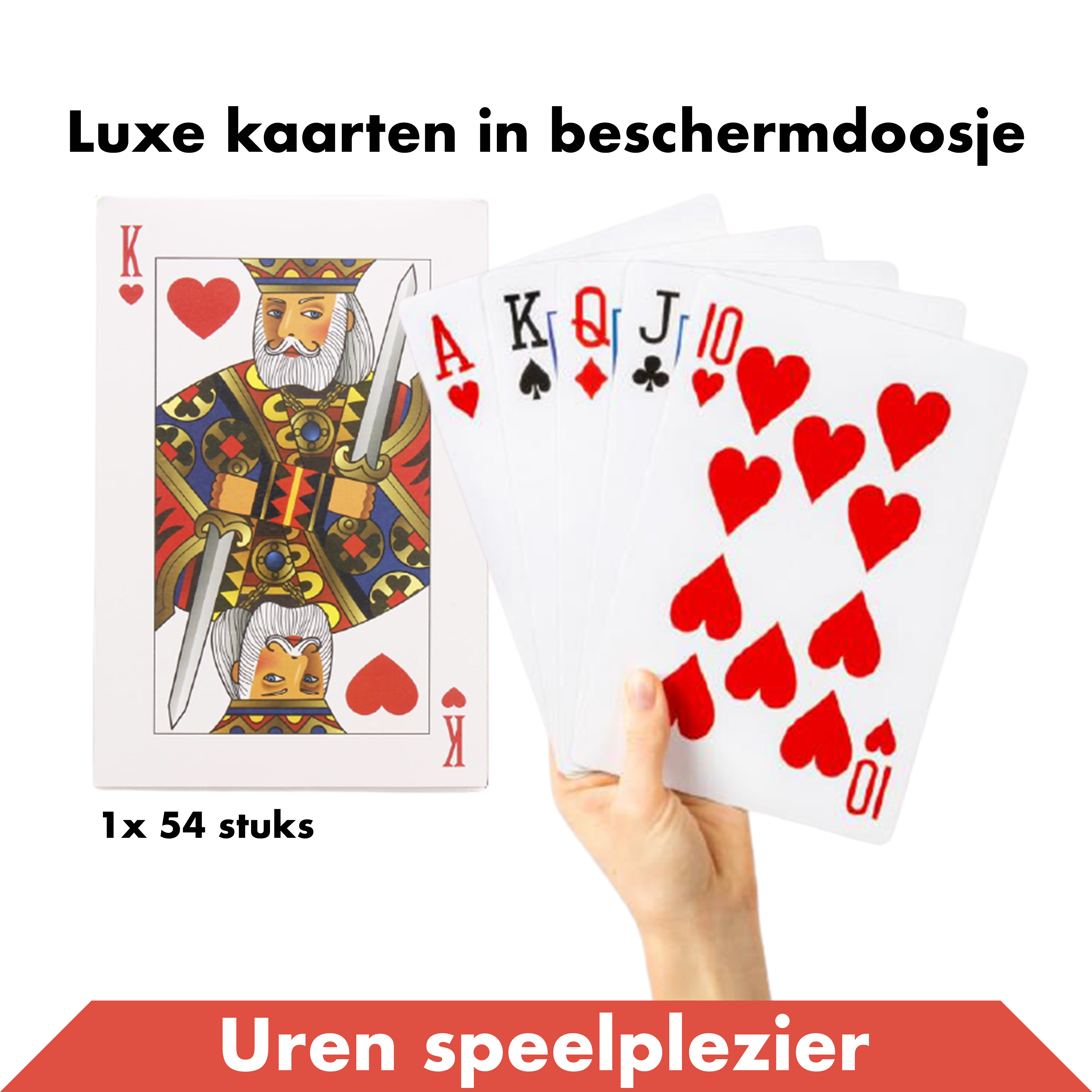 2-pack XL Speelkaarten 1 Deck / Stok