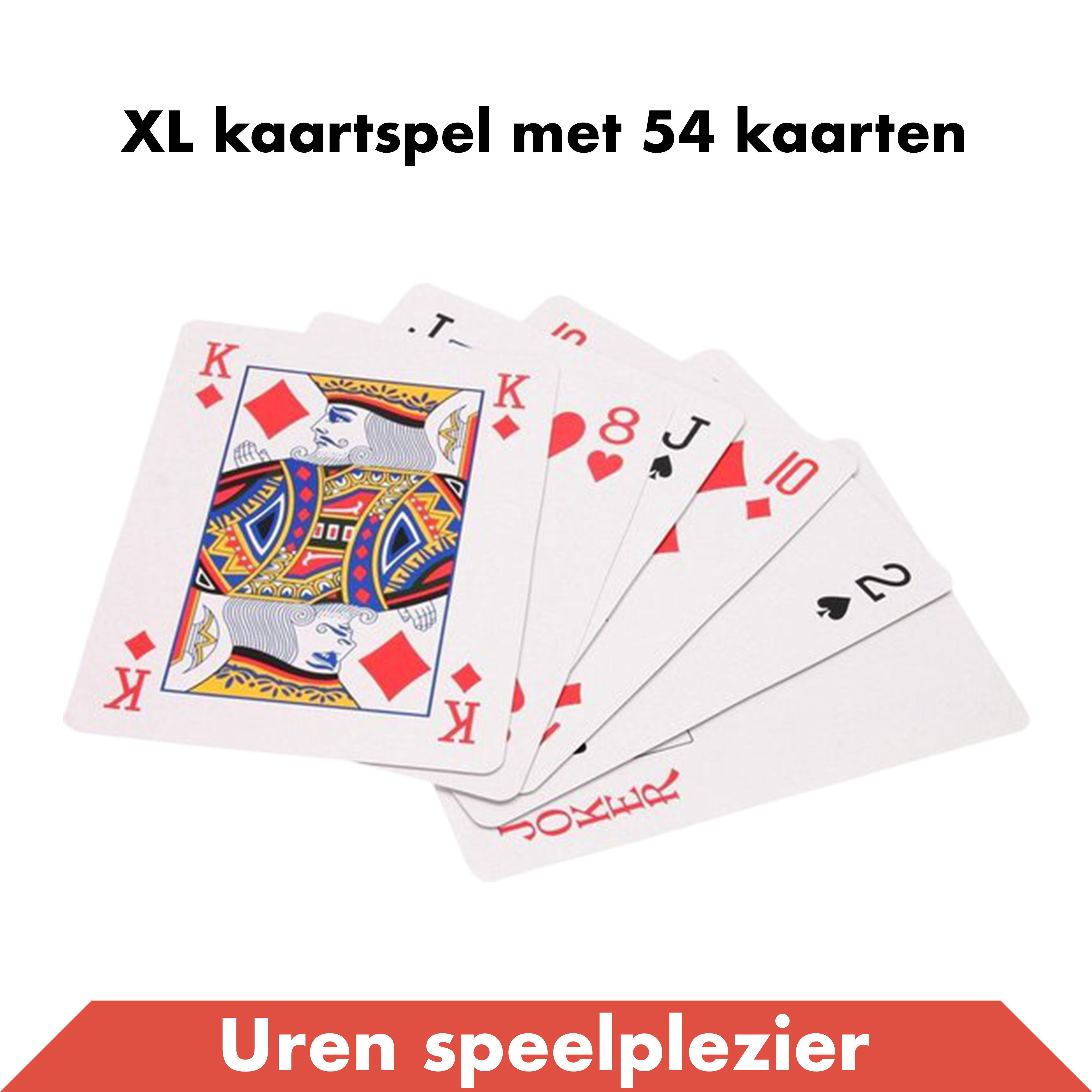 2-pack XL Speelkaarten 1 Deck / Stok