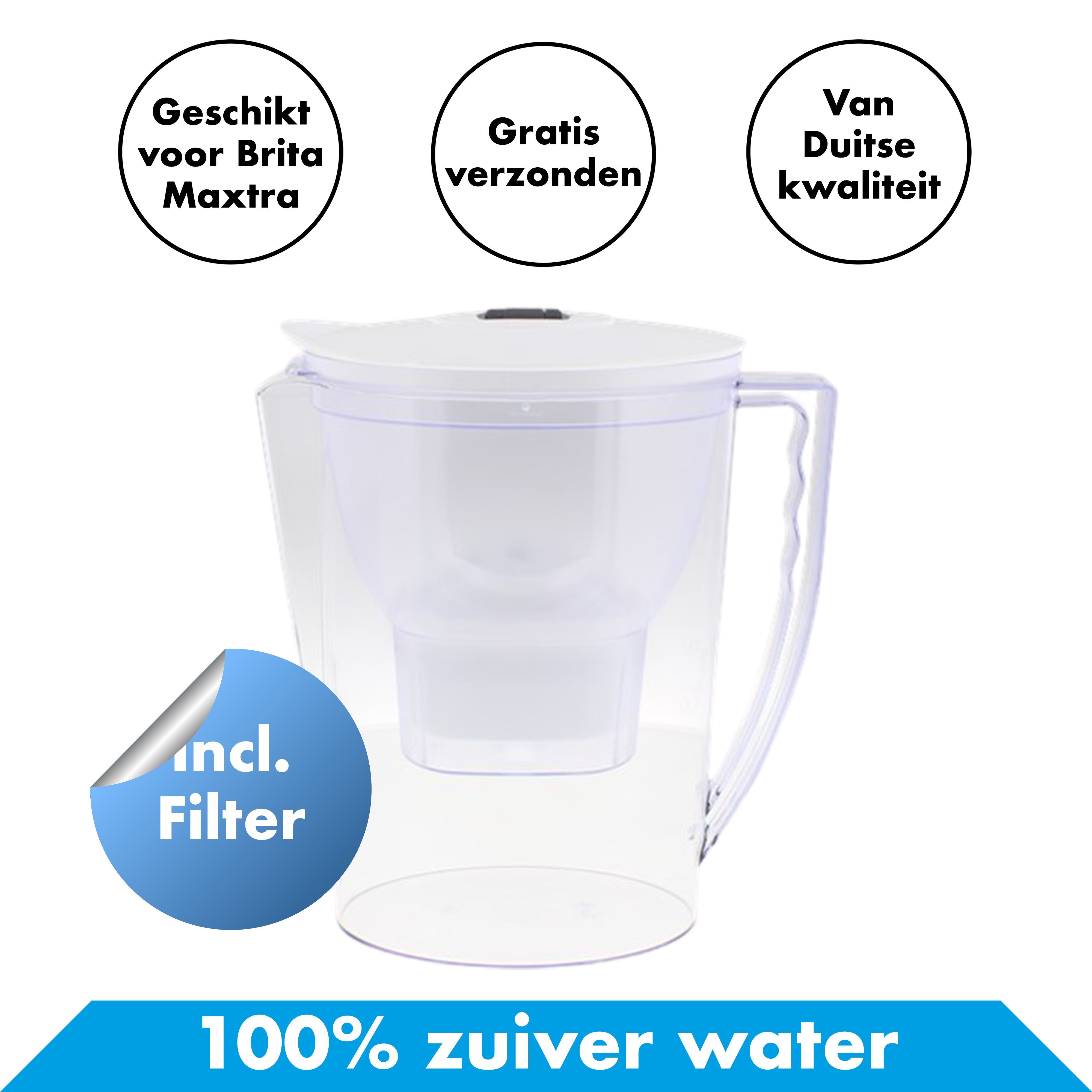 4 pack Waterfilterkan XL