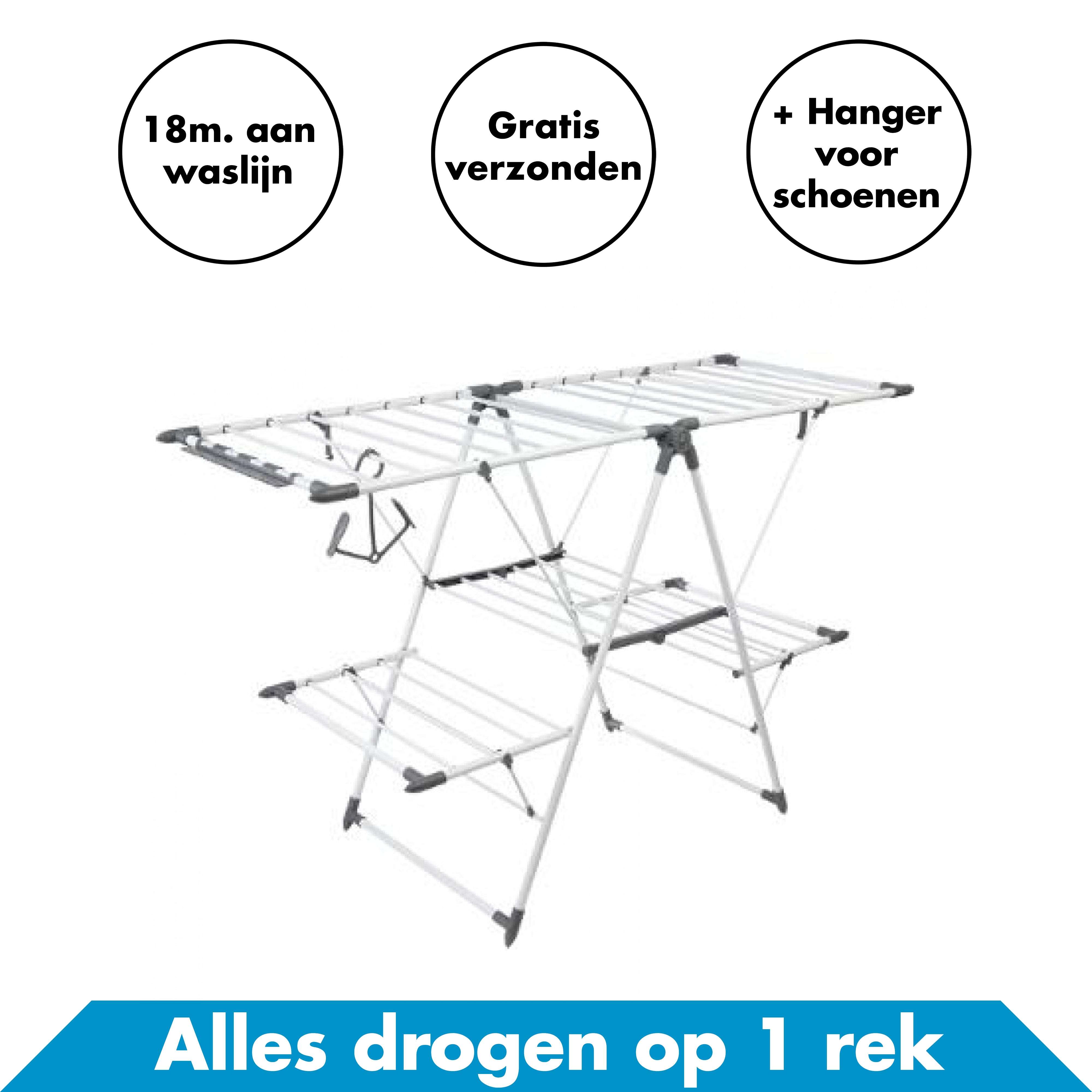 3 pack Luxe Droogrekken