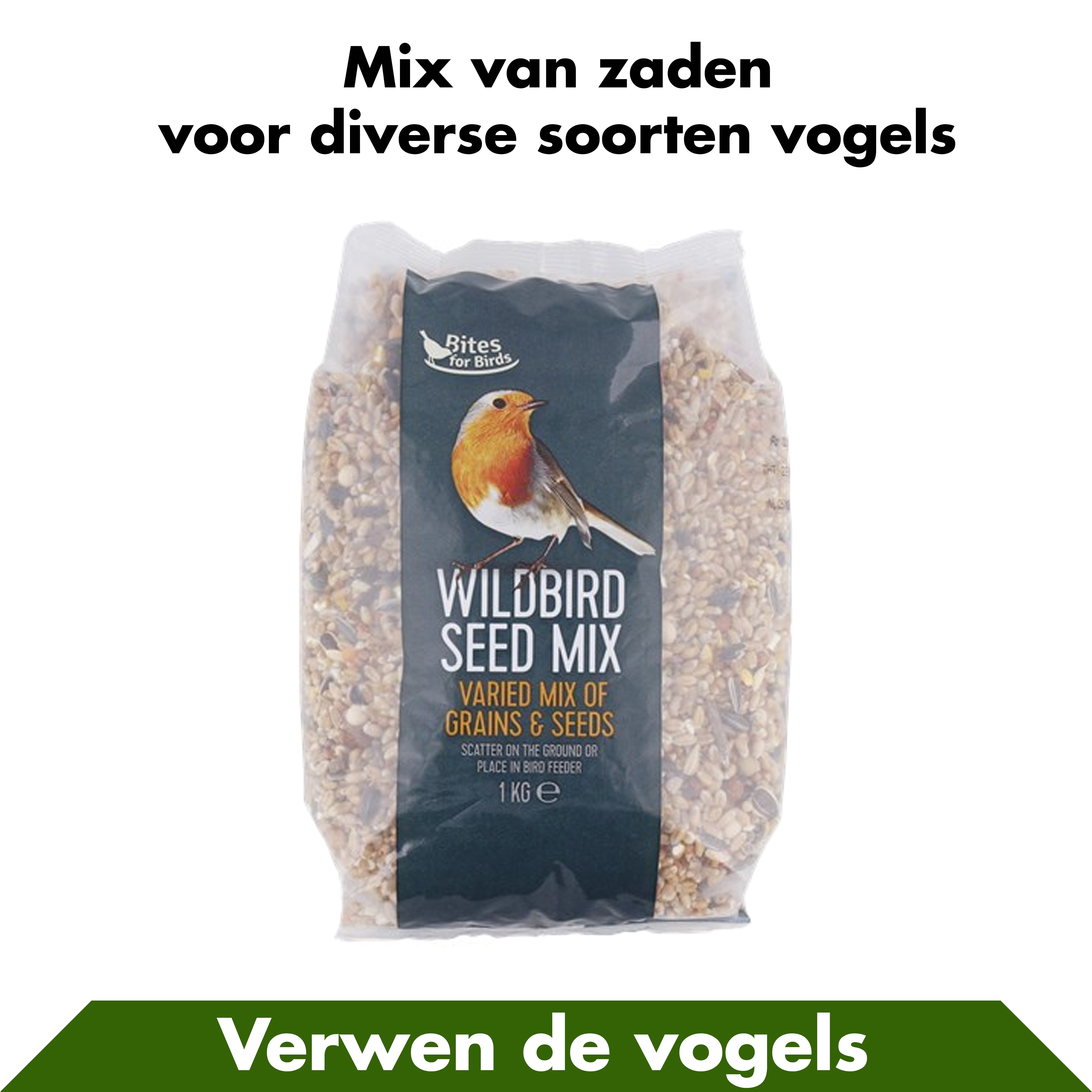 4 pack Staand Vogelhuisje met Vogelvoer