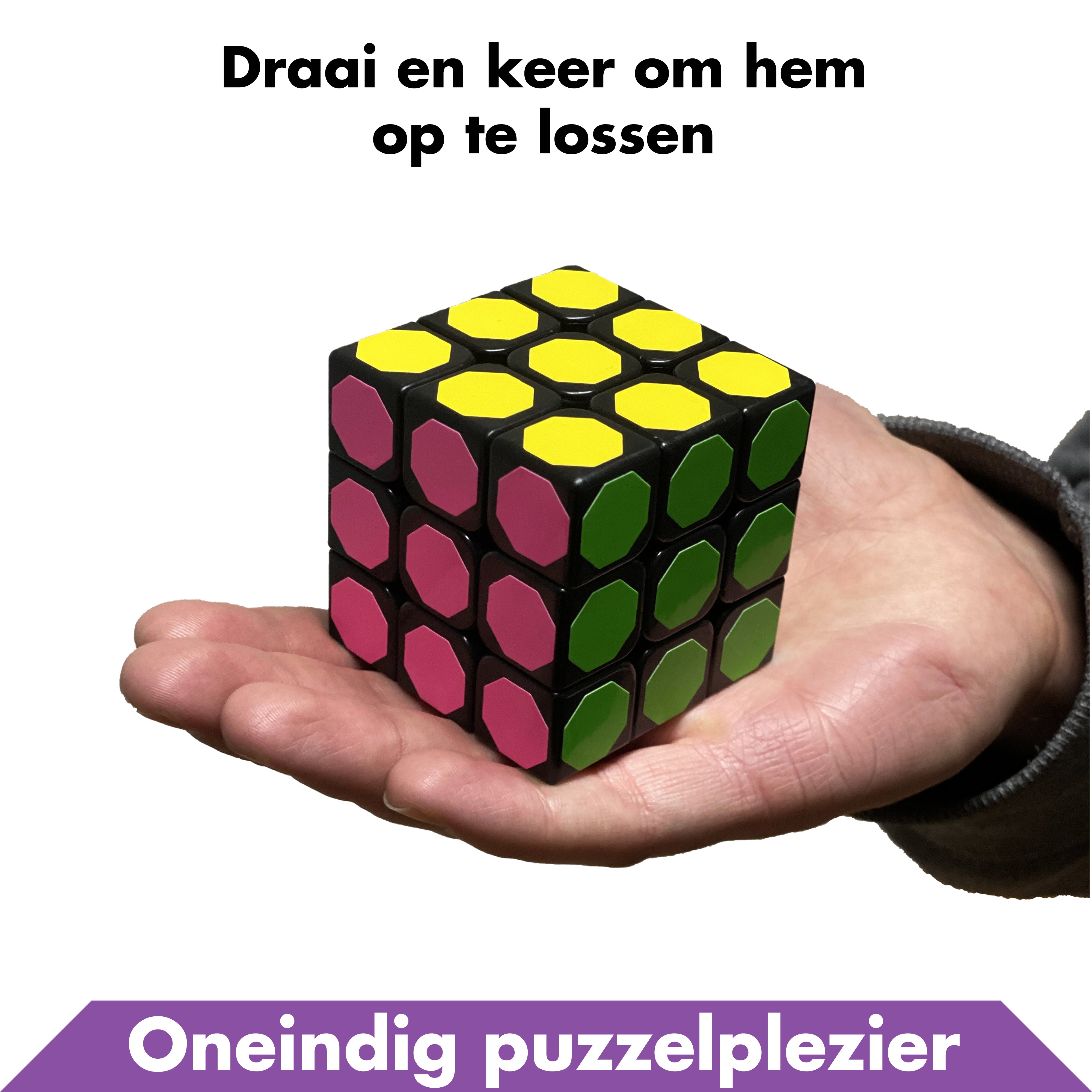 Puzzelpakket Paars met Speed Cube