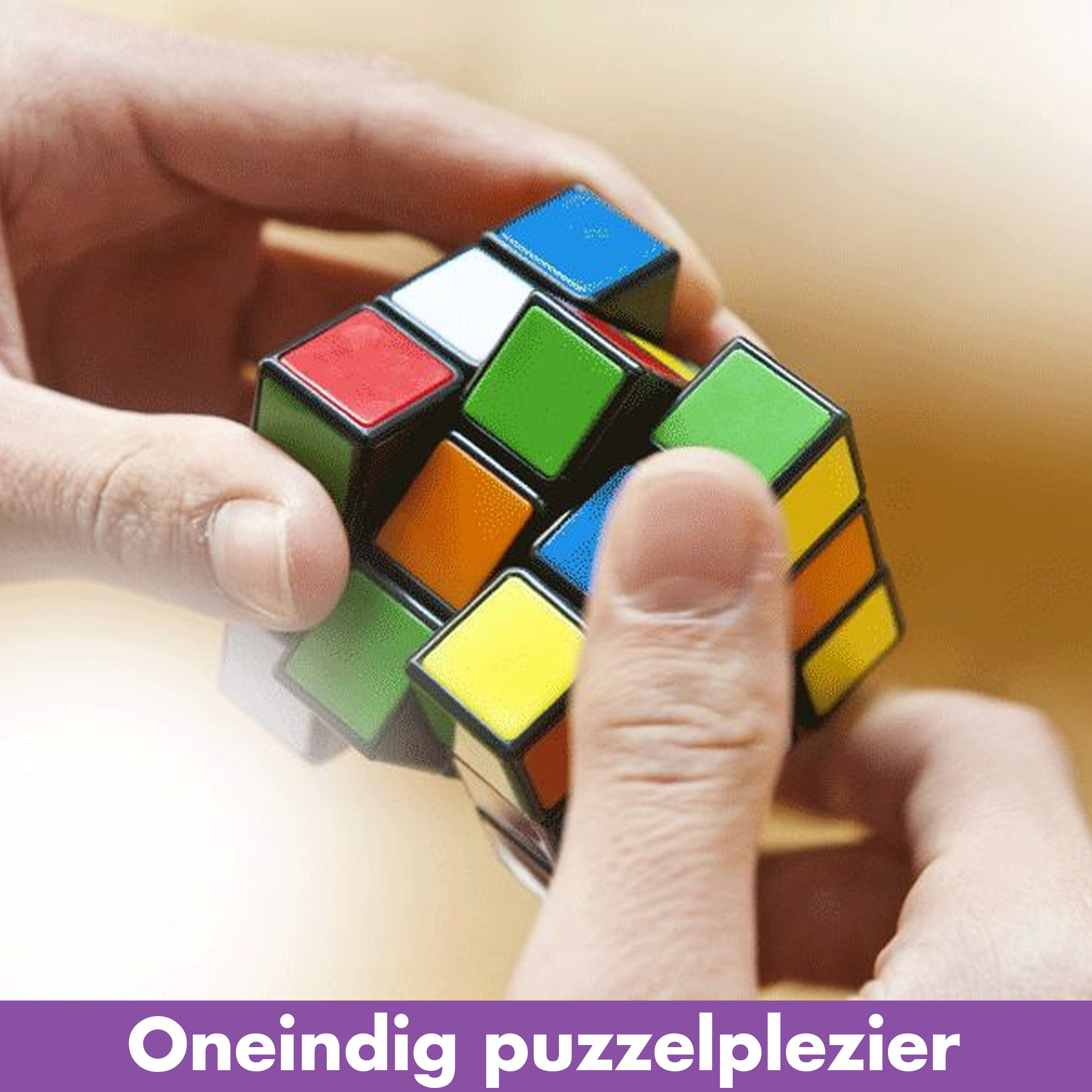 Puzzelpakket Paars met Speed Cube