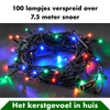 Feest & Kerstverlichting - 100 LED Lampjes – Multicolor