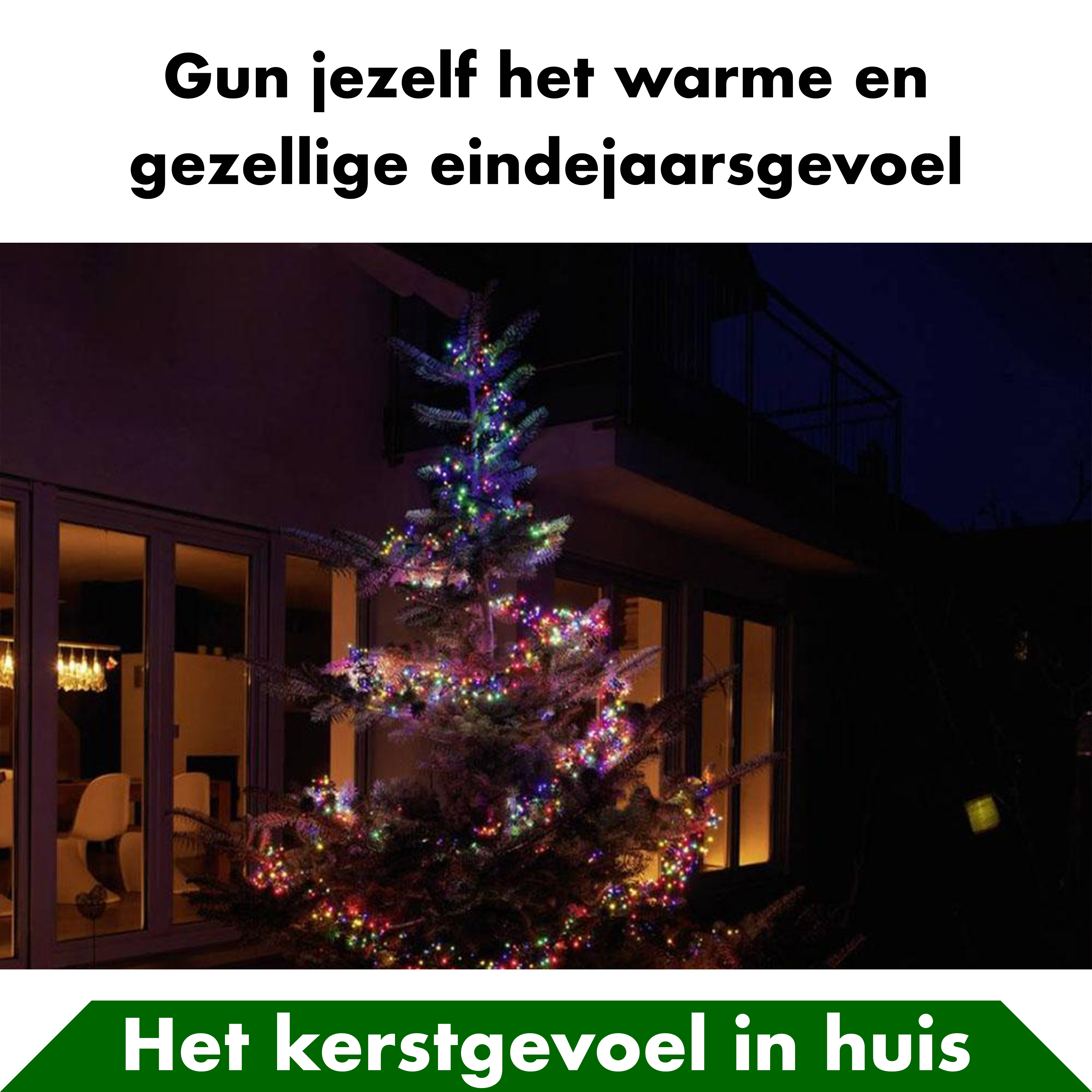 Feest & Kerstverlichting - 240 LED Lampjes - Multicolor