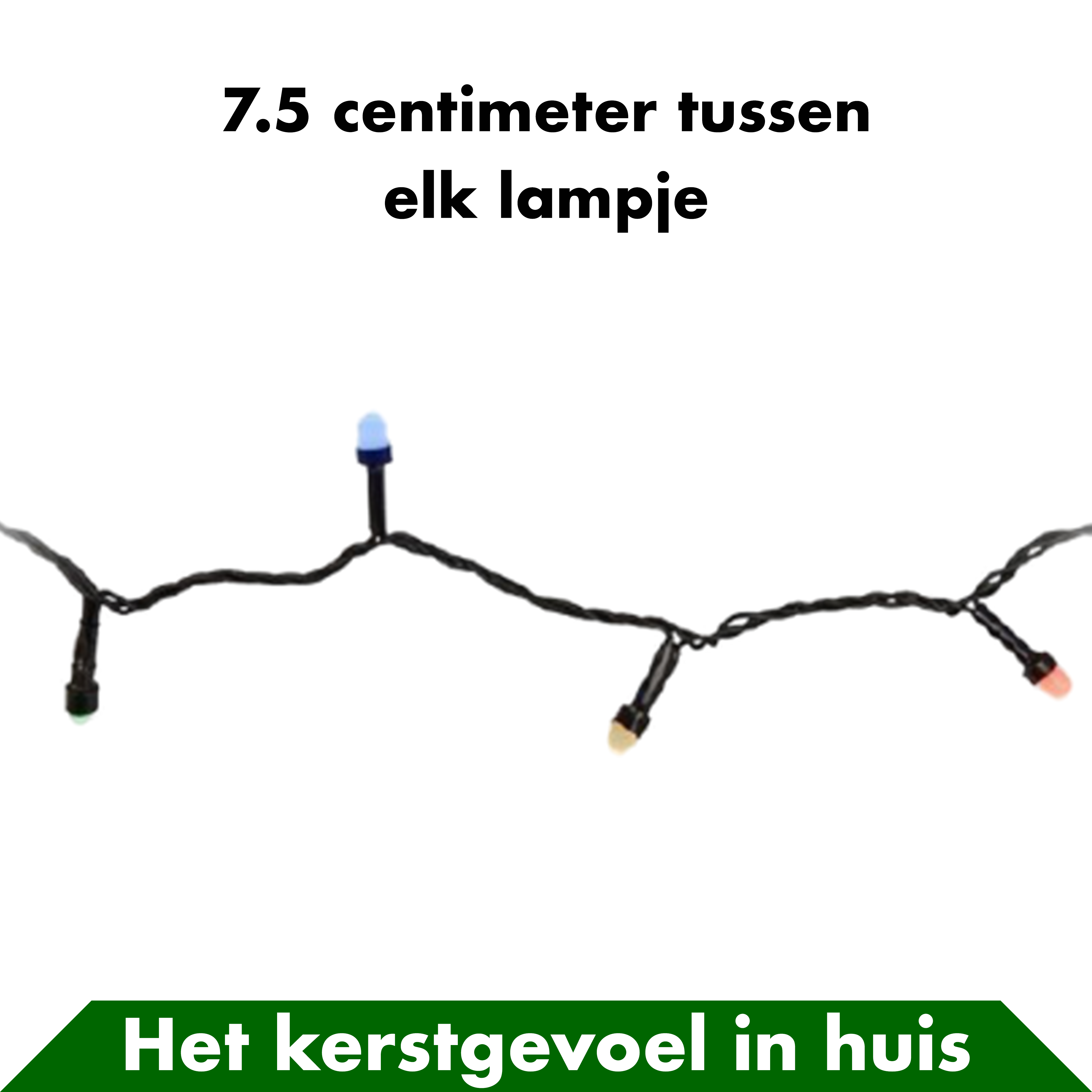 Feest & Kerstverlichting - 240 LED Lampjes - Multicolor