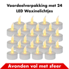 LED Waxinelichtjes - 24 stuks