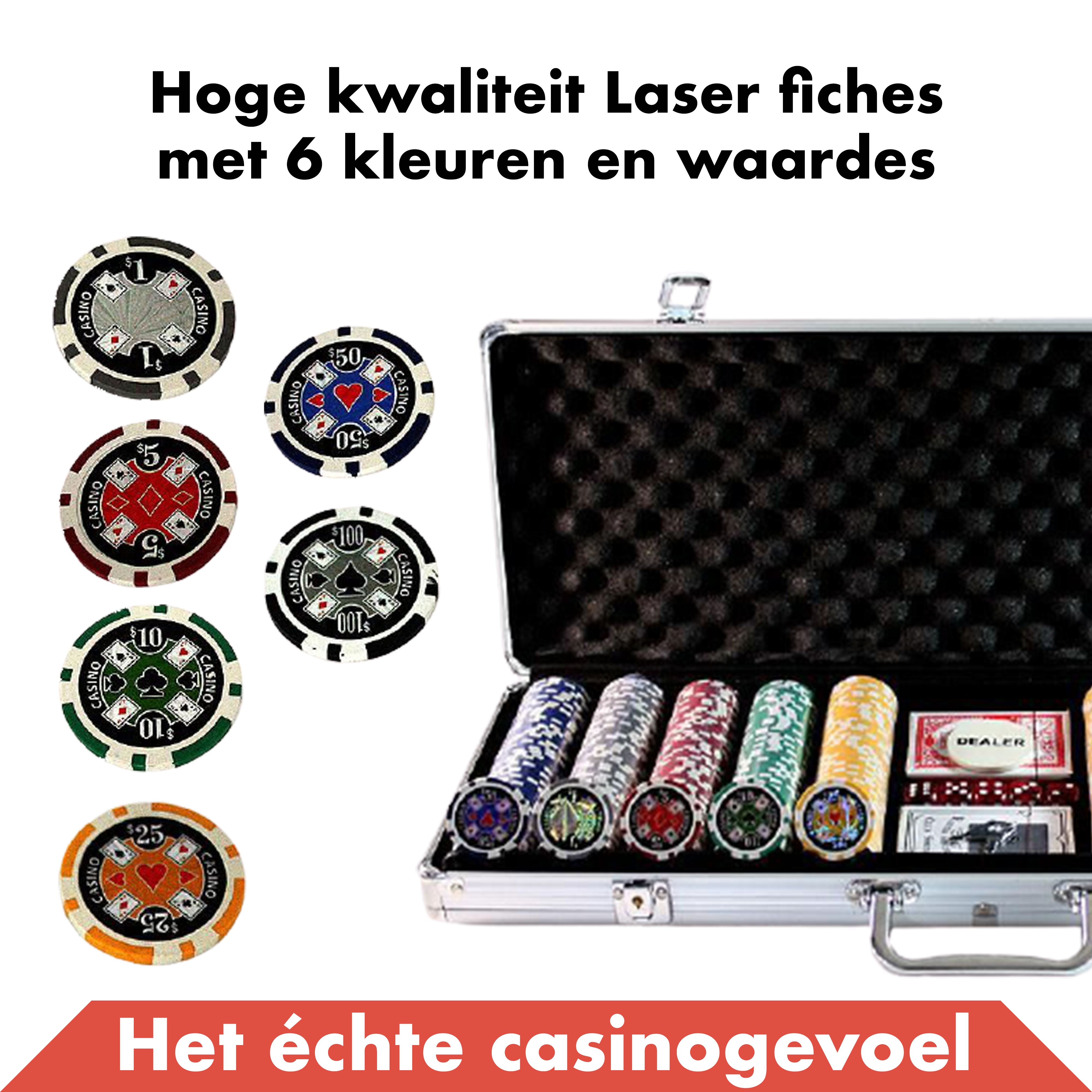 Pokerset 500 Laser