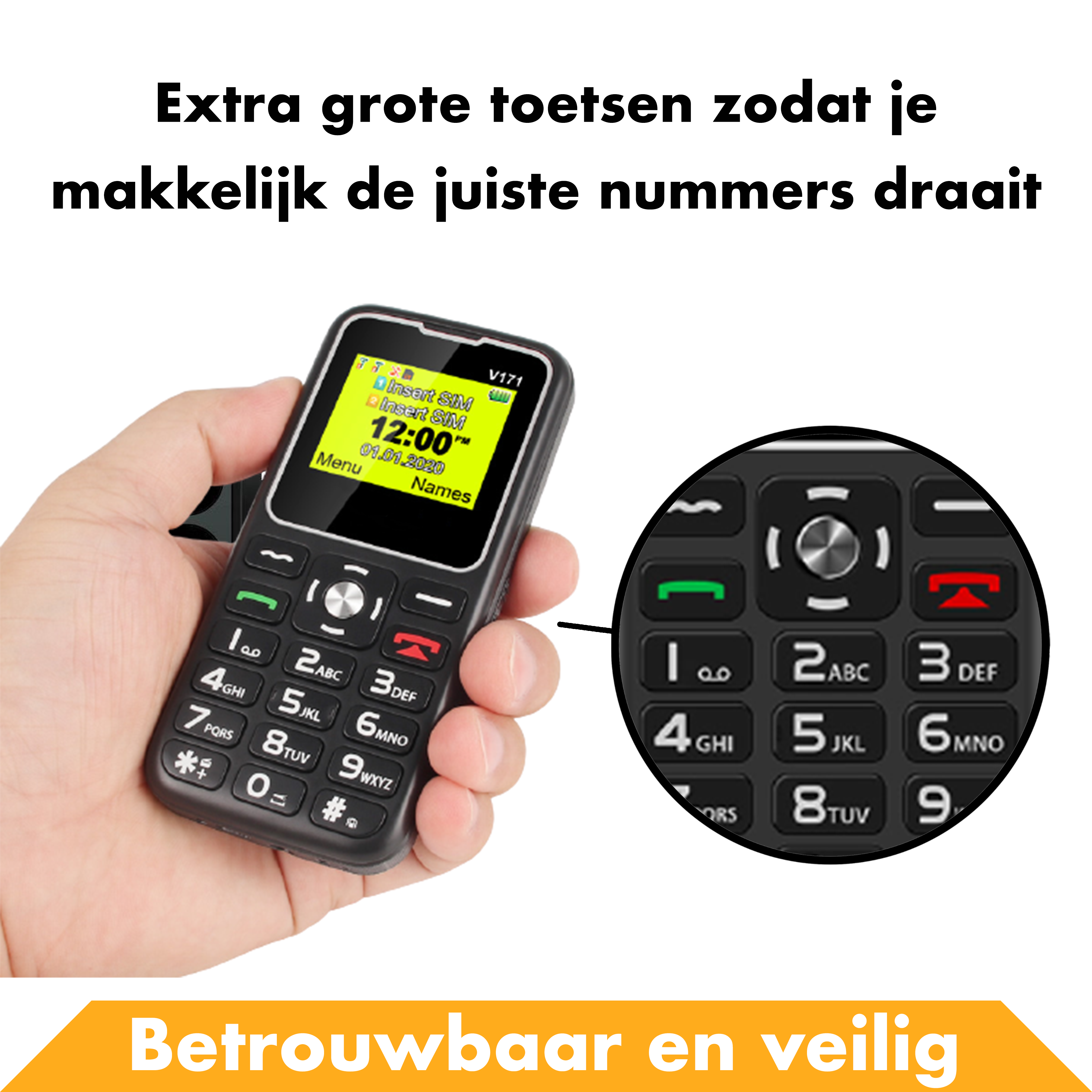 Mobiele Seniorentelefoon