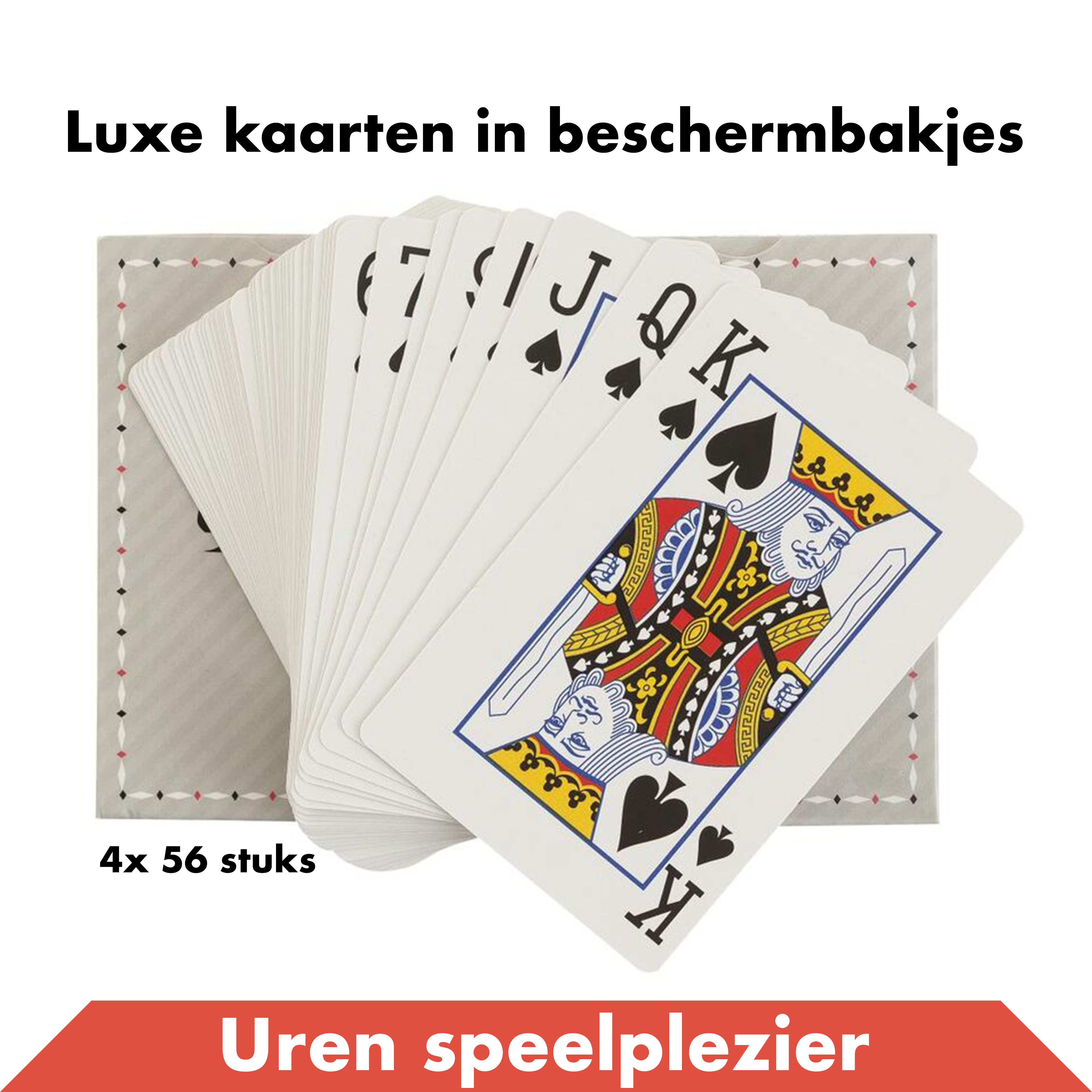 Speelkaarten 4 Decks / Stokken