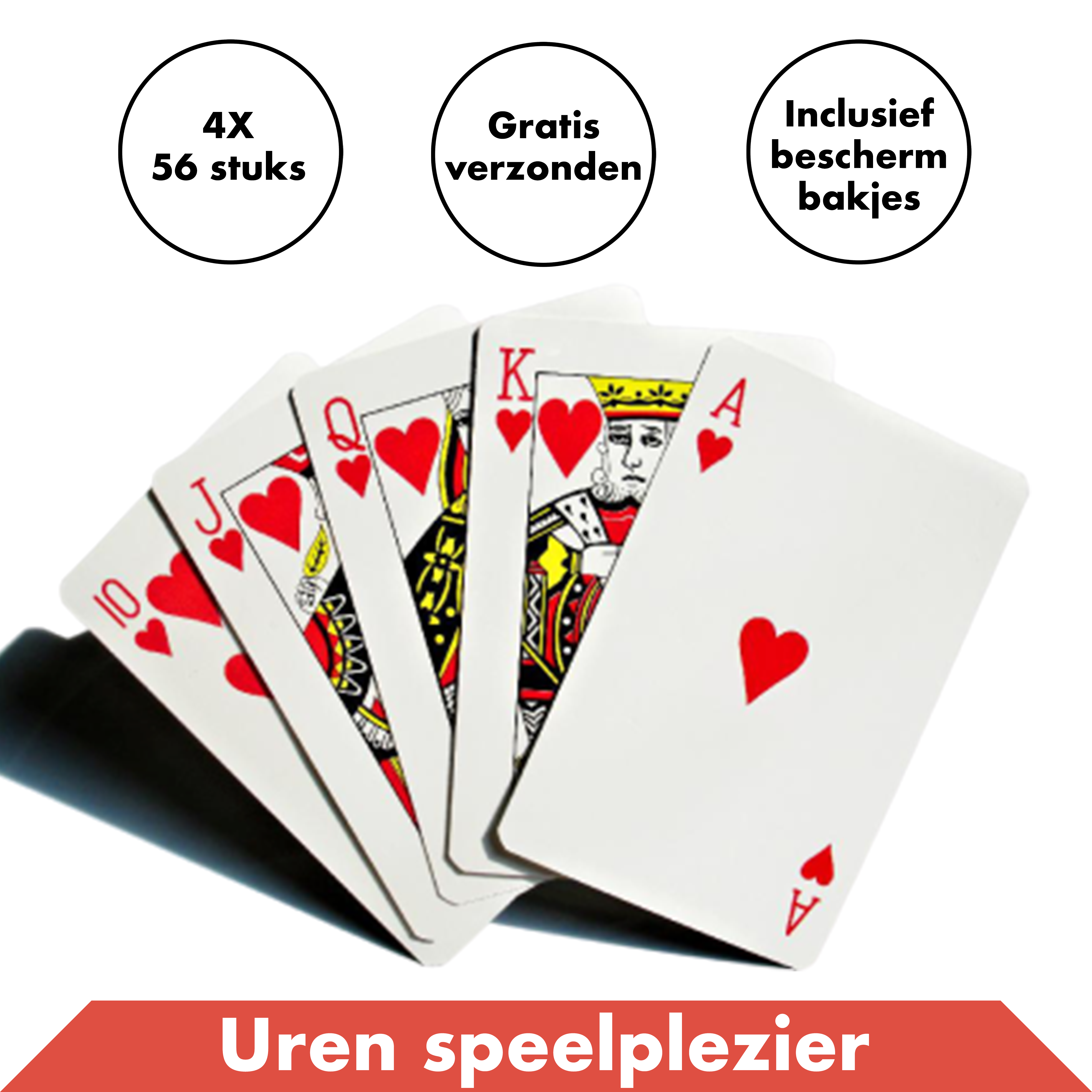 Speelkaarten 4 Decks / Stokken