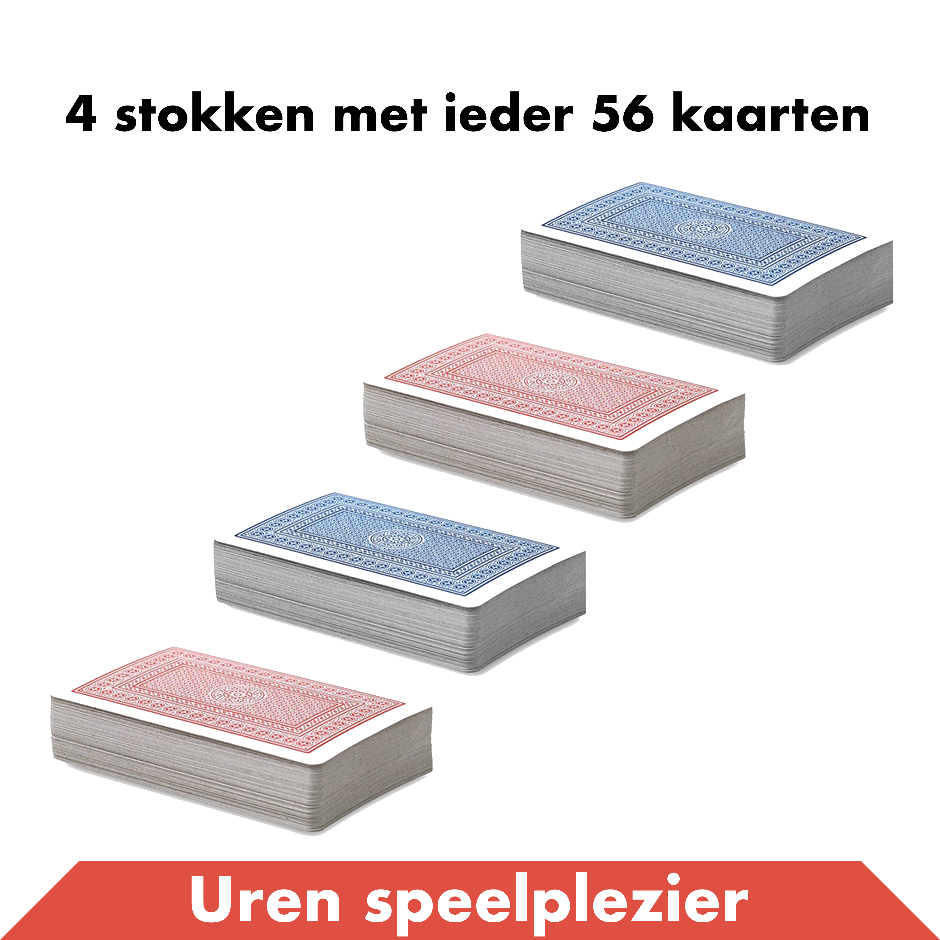 Speelkaarten 4 Decks / Stokken