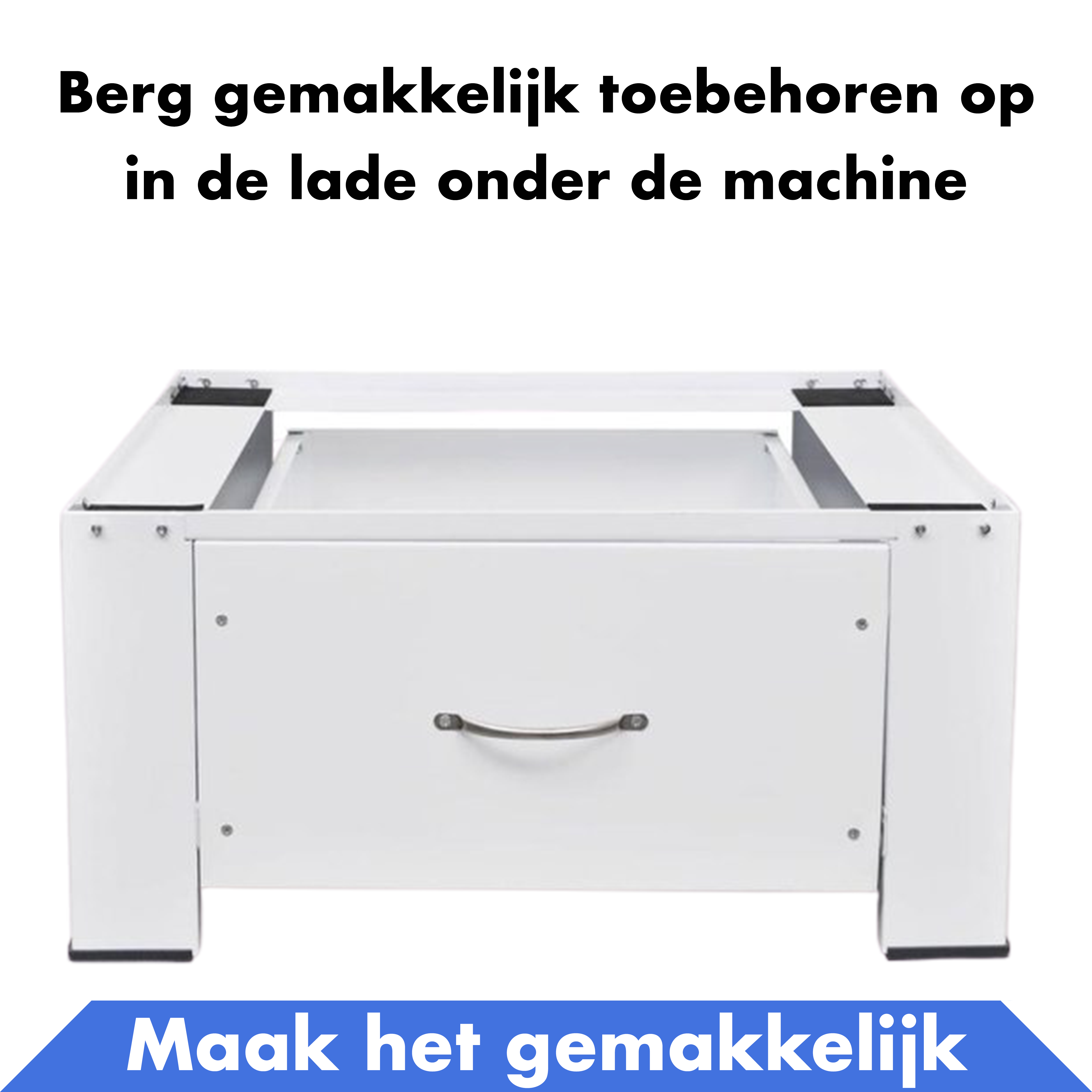 Wasmachine Verhoger - Met Lade