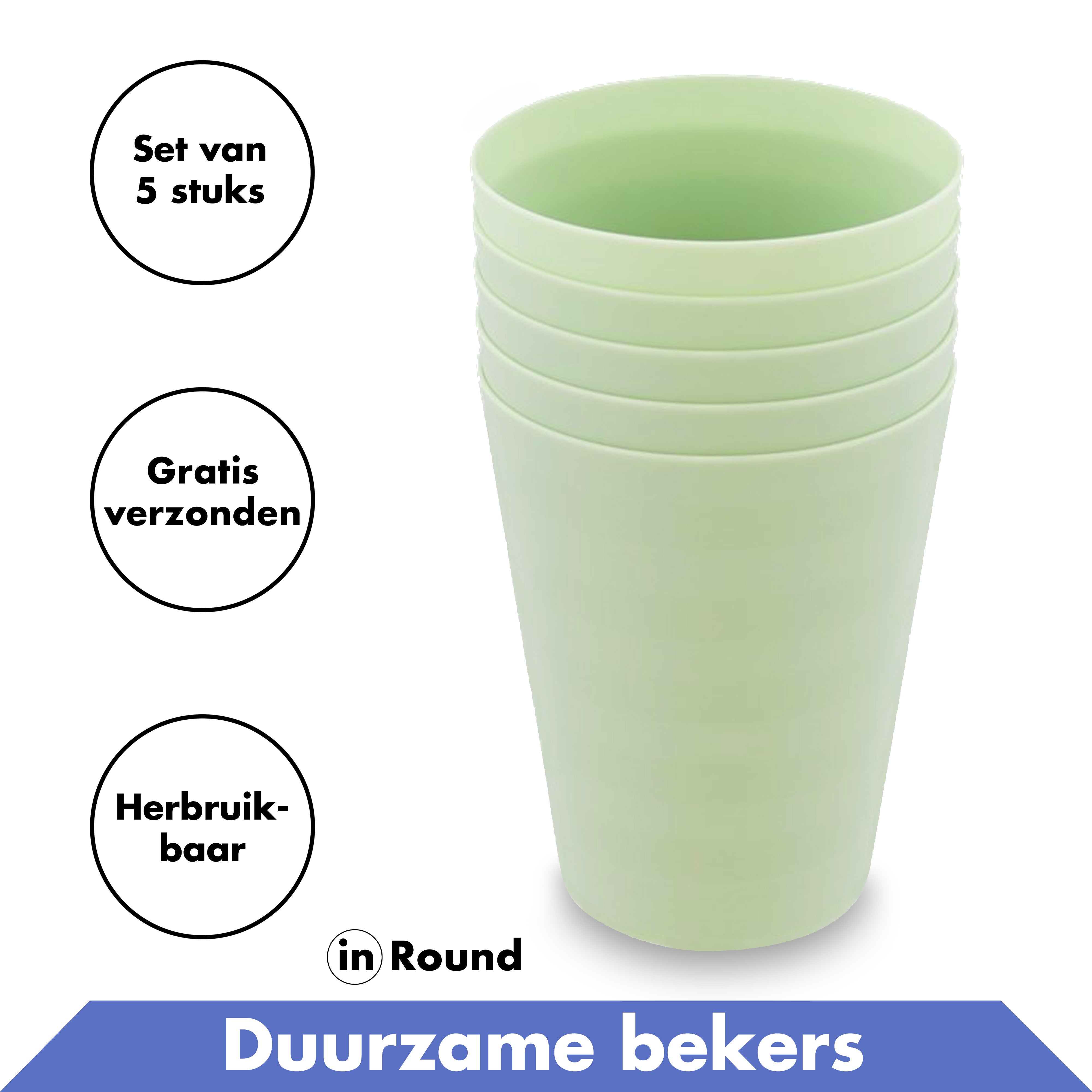 Bekers set groen