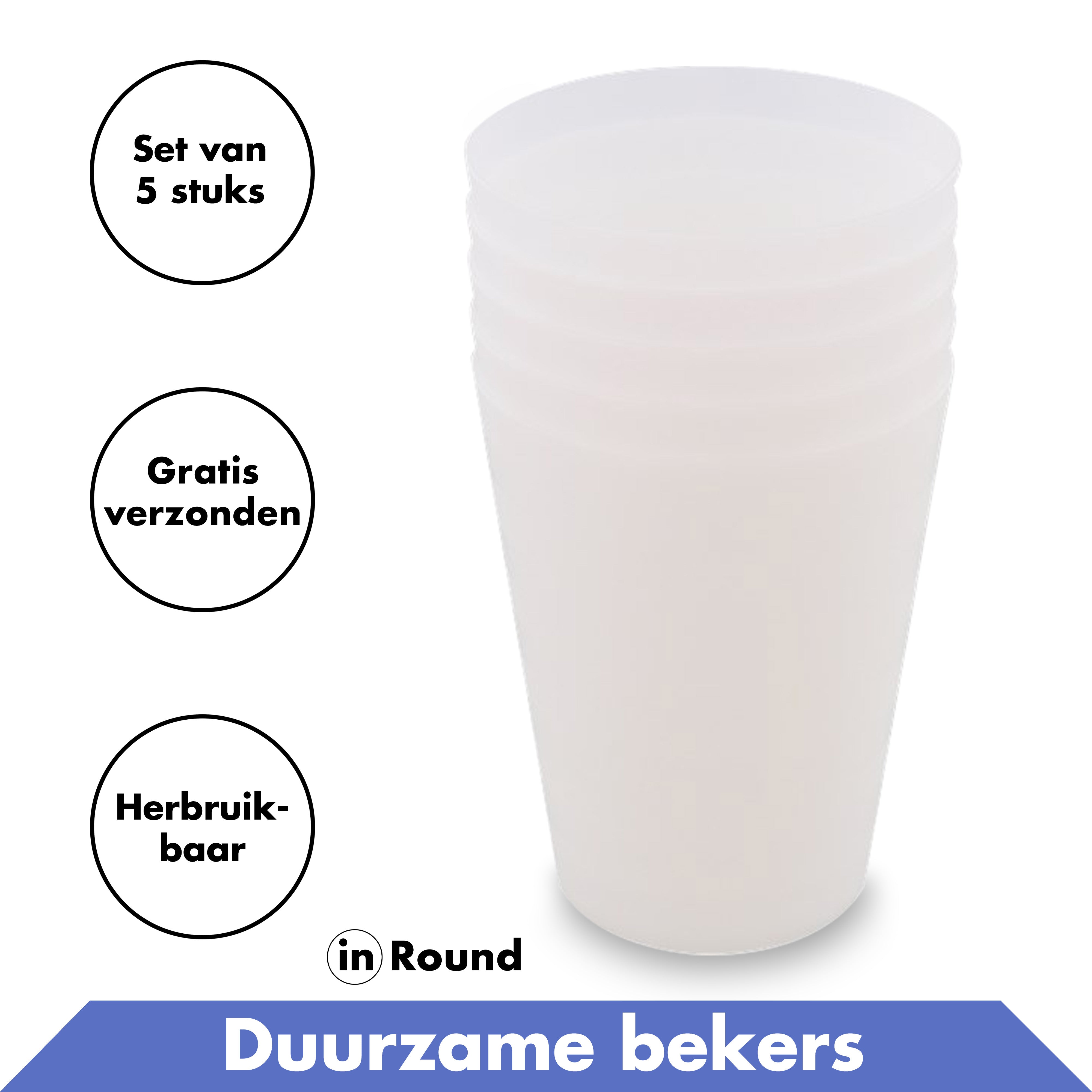 Bekers set wit