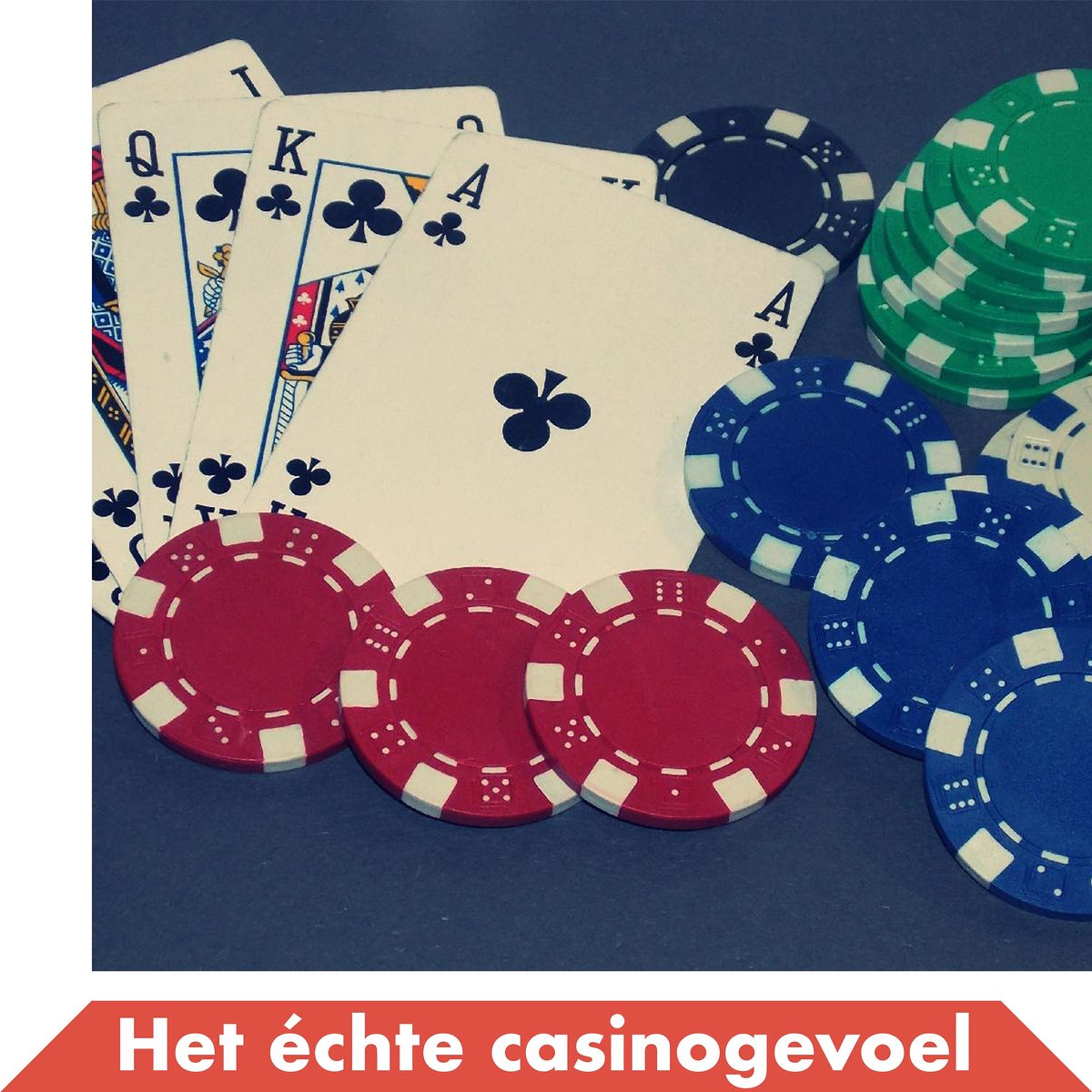 Pokerst 500 fiches met kaartschudmachine