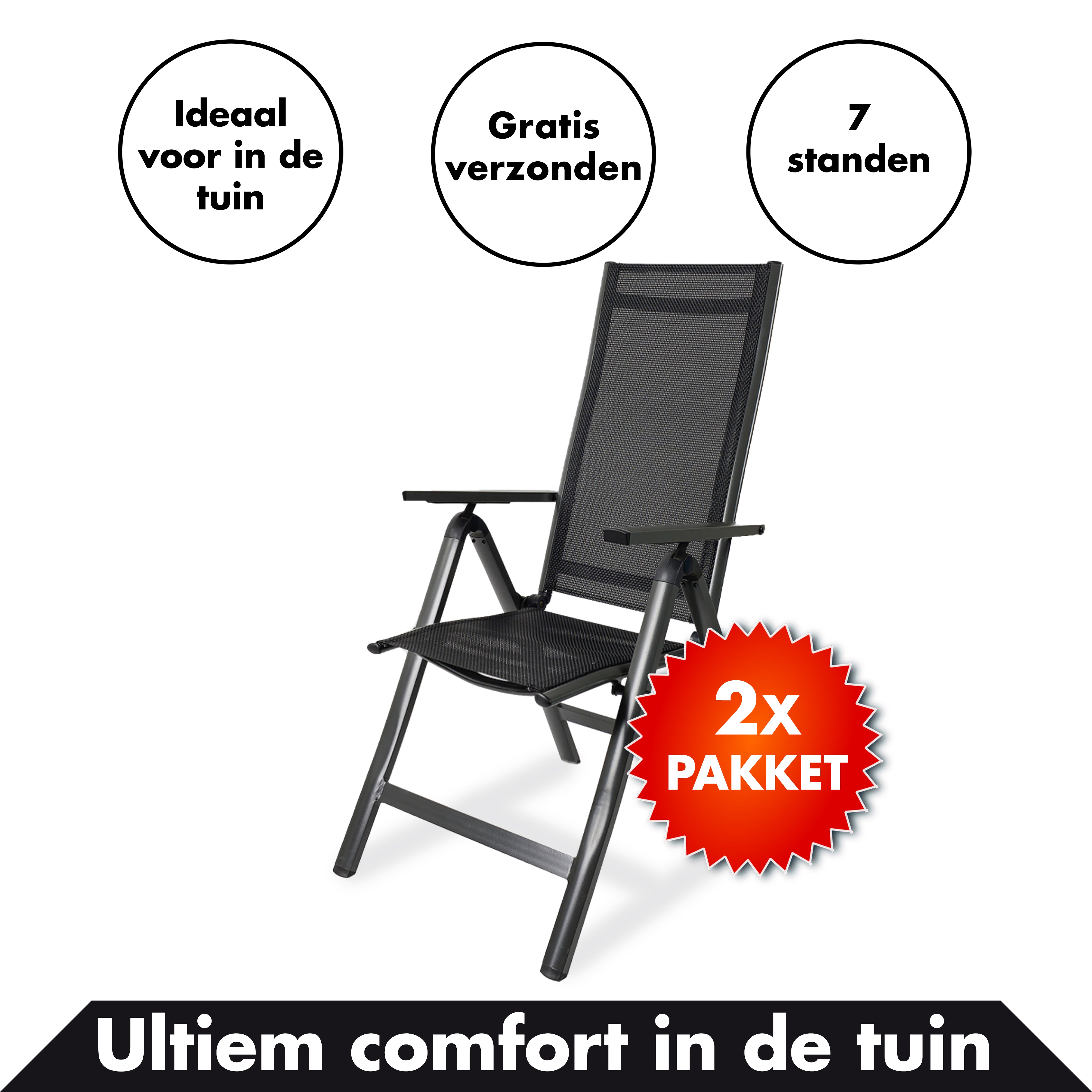 Tuinstoelen set van 2